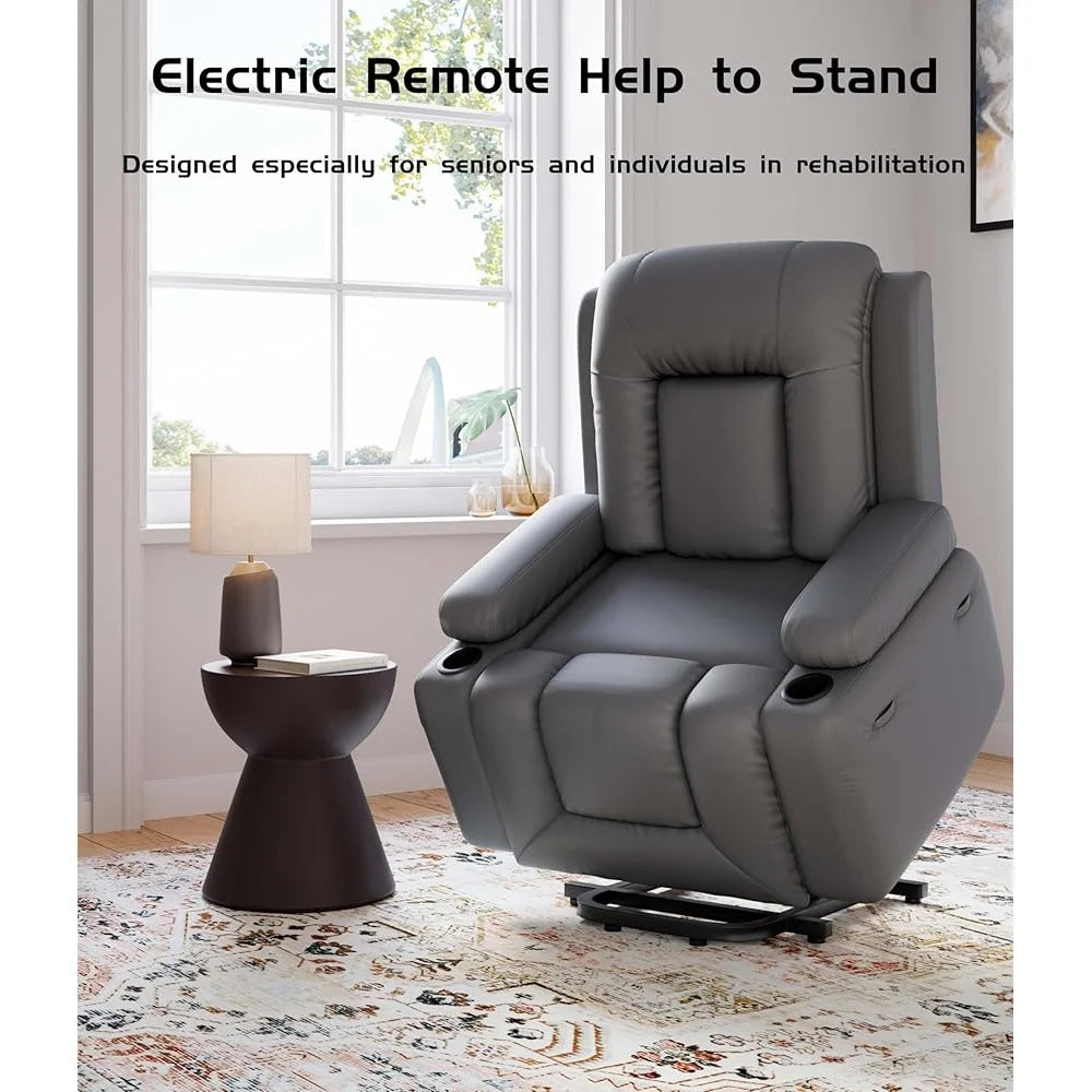 Power Lift Recliner Chair with Electric Massage  and Heat