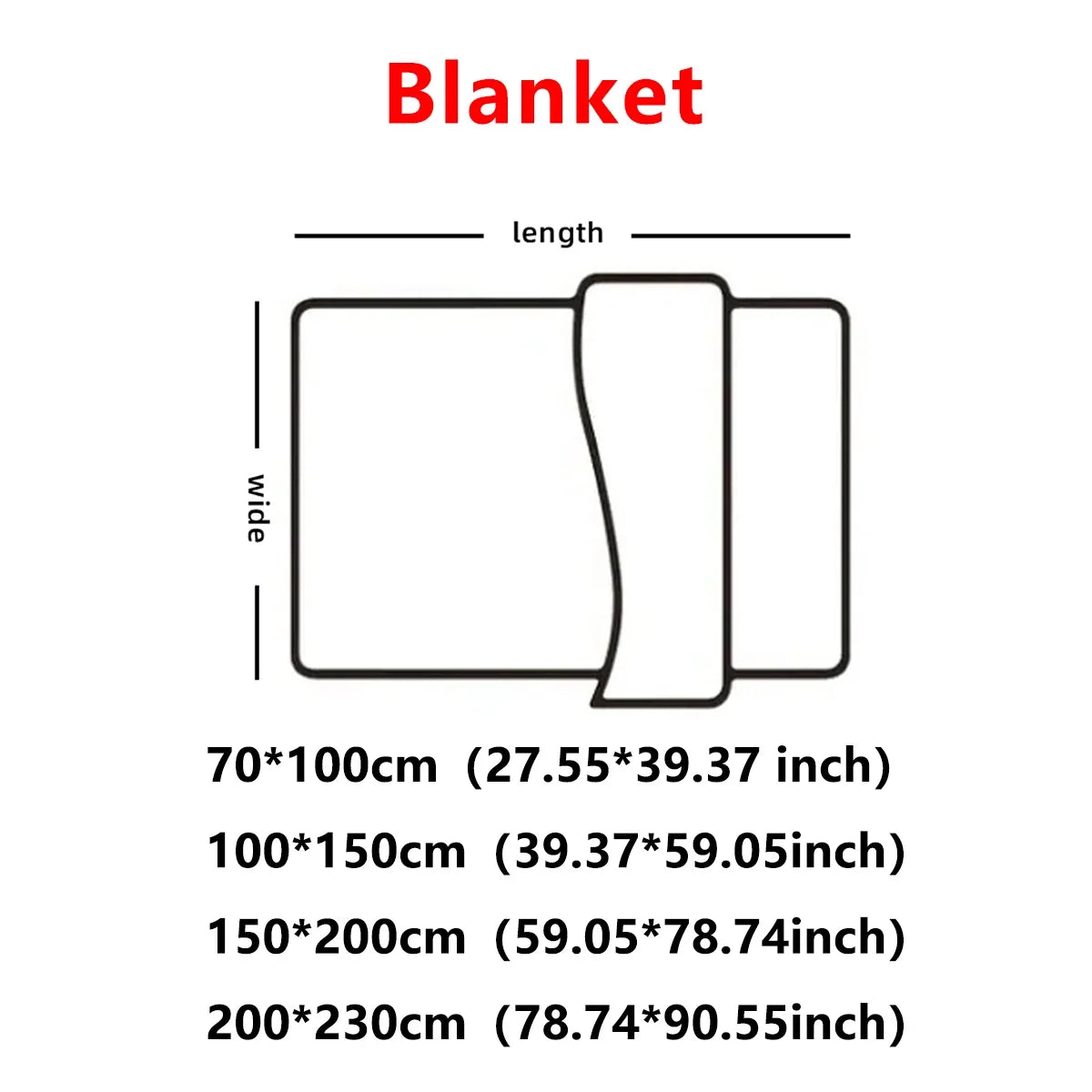 Solid Color Thickened Wide Striped Multifunctional Comfy Blanket
