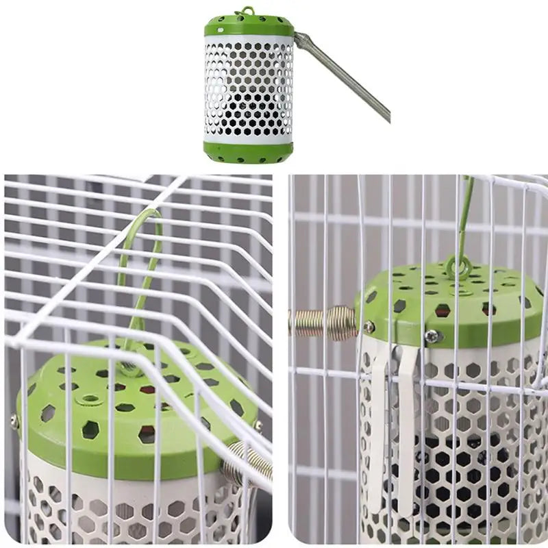 Heat Lamp Protector Cage – Anti-Scald Mesh Heating Lamp Holder for Birds, Chickens, Parrots & Reptiles