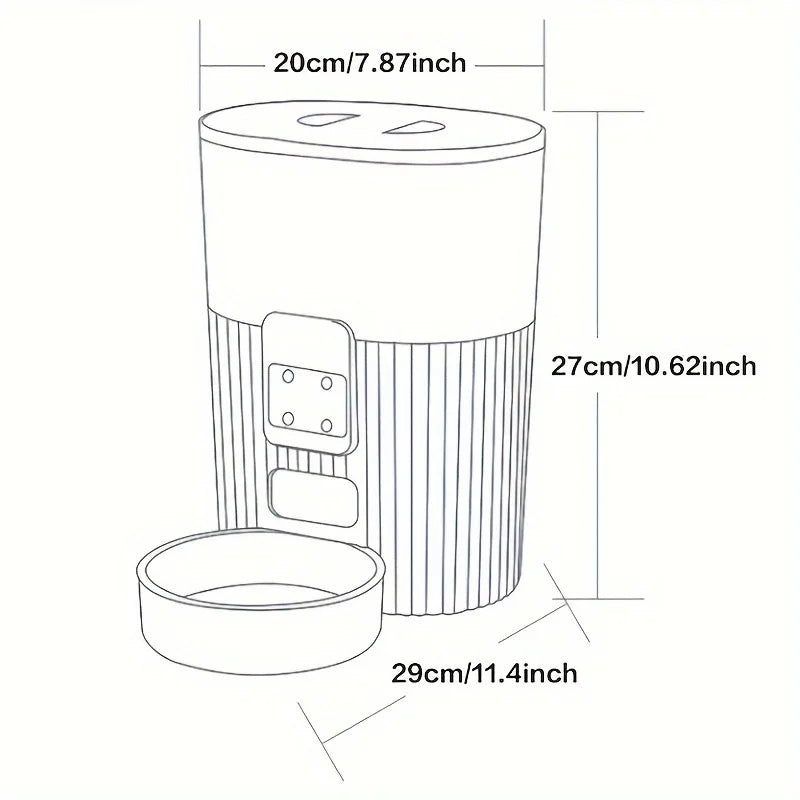 Automatic  Pet Feeder / Dispenser With WIFI Remote
