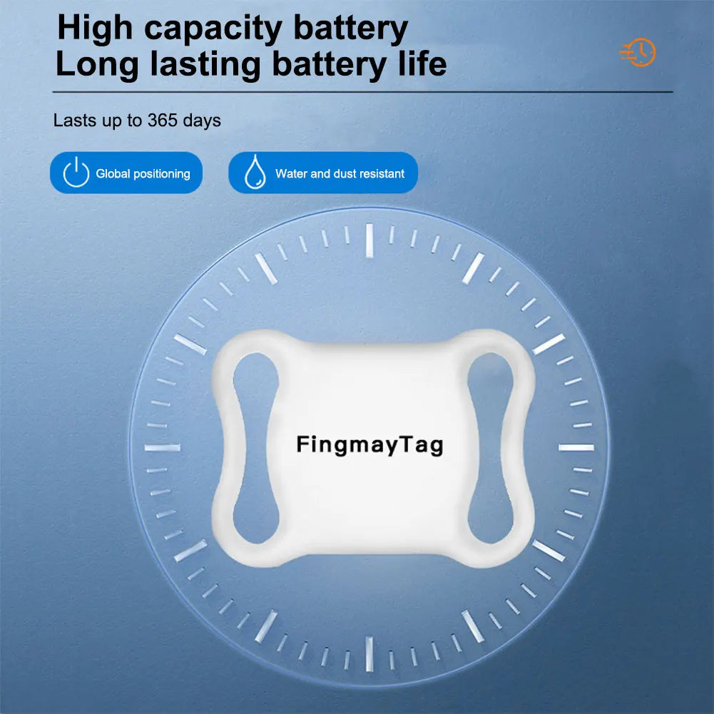 Bluetooth GPS Tracker – Real-Time Smart Location Device for Pets, Kids, Wallet, Keys & Luggage – Compact GPS Keychain Tracker with App Control