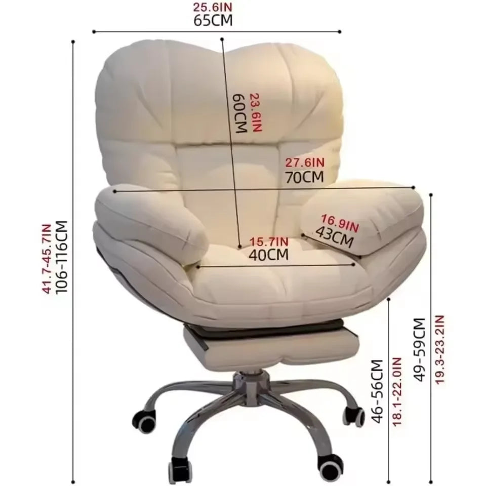 Dark Gray Recliner Gaming Chair with Lift