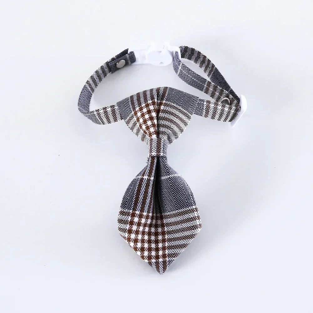 Adjustable Breakaway Cat Collar with Bell – Cute Bow Tie Kitten Collar for Cats & Small Dogs – Pet Accessories for Puppies & Kittens