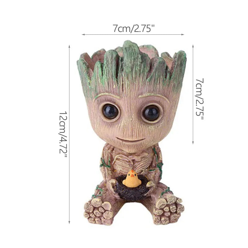 Groot Plastic Garden Vases / Pots For Flowers
