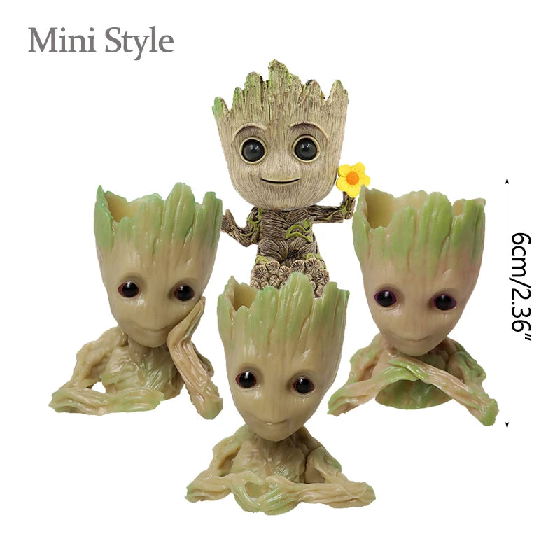 Groot Plastic Garden Vases / Pots For Flowers