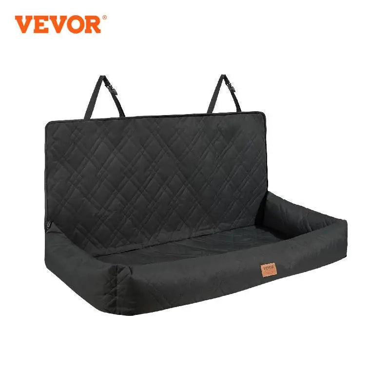 Waterproof Pet Booster Car Seat with Clip-On Safety Leash