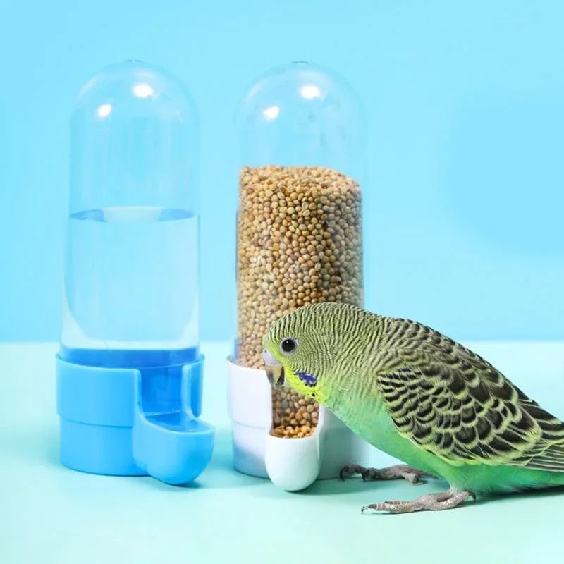 Hanging Pet Feeder & Water Dispenser – Squirrel & Parrot Food Box for Bird Cages, Durable Bird Supplies Accessory