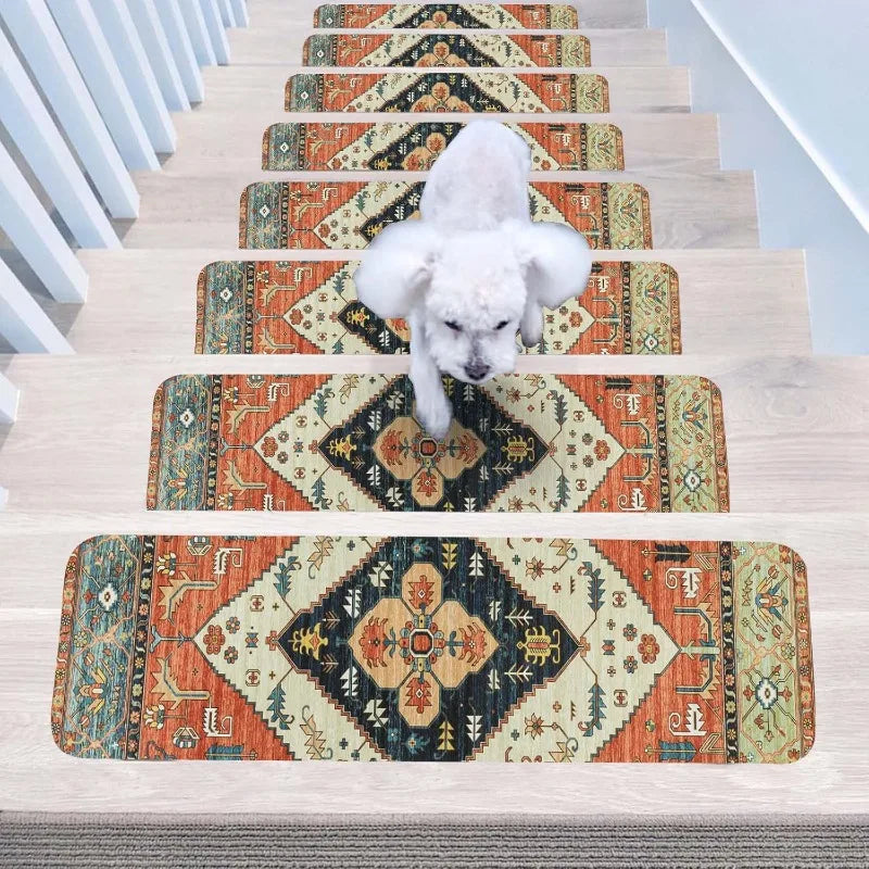 Carpet Stair Treads for Steps Set of 15, 30''X8''