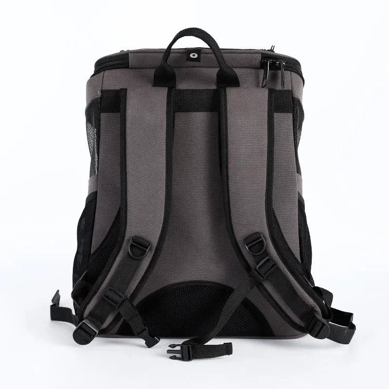 Large Pet Backpack Carrier with Space Capsule Window – Breathable & Portable Travel Bag for Cats and Small Dogs