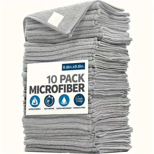 5/10/20pcs Kitchen Microfiber Cleaning Towel / Cloth
