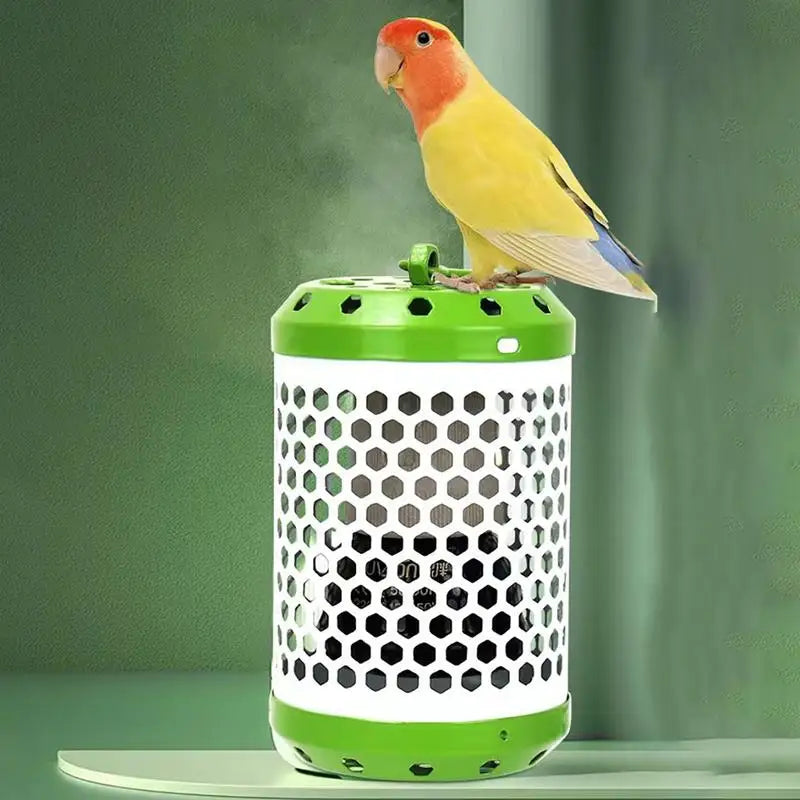 Heat Lamp Protector Cage – Anti-Scald Mesh Heating Lamp Holder for Birds, Chickens, Parrots & Reptiles