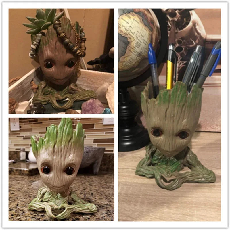 Groot Plastic Garden Vases / Pots For Flowers