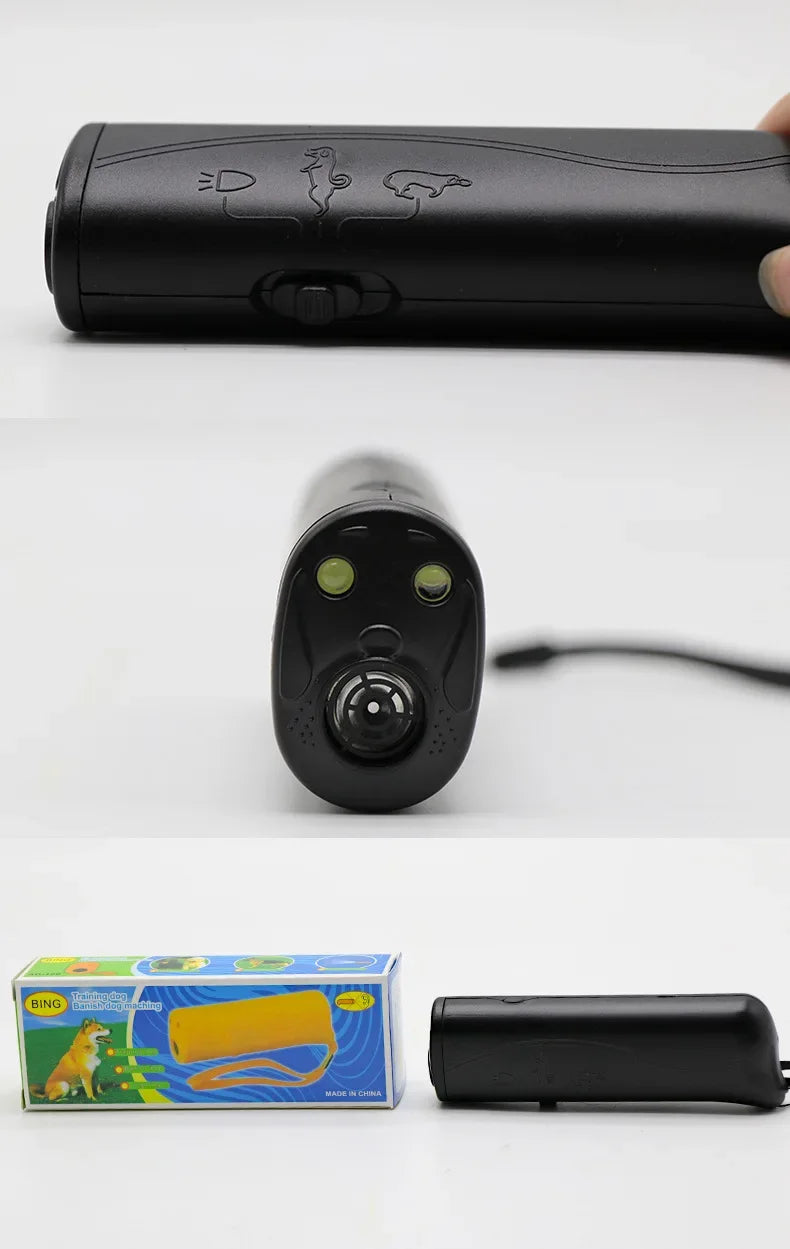 Double Ultrasonic Pet  Repeller And Stop Barking Training Device