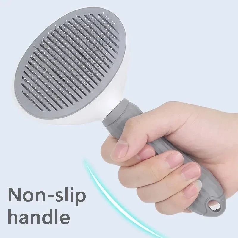 Self Cleaning Pet Hair Remover Brush - Quick, Reusable & Effortless Fur Cleanup