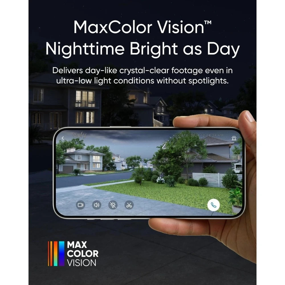 Hot Sale: EufyCam S3 Pro 4-Cam Kit — Solar-Powered Outdoor Wireless Security System with MaxColor Night Vision and 4K Resolution