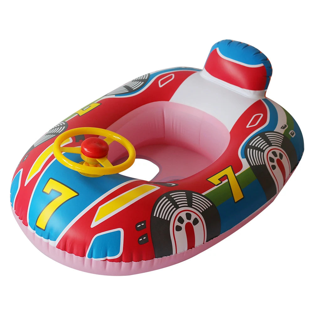 Big Inflatable Baby Swimming Police Car Pool Float