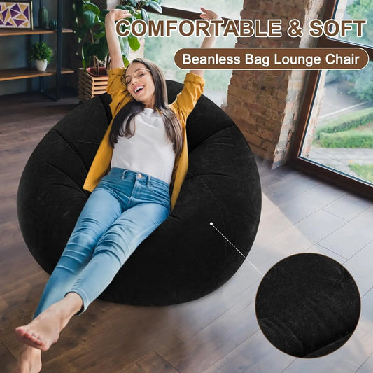 Inflatable Bean Bag Chair