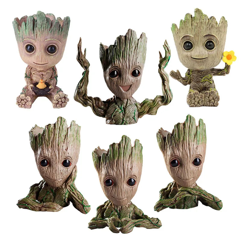 Groot Plastic Garden Vases / Pots For Flowers