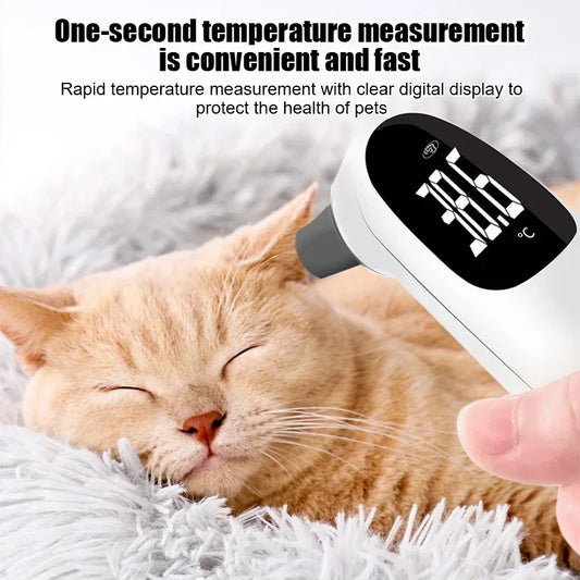 Pet Dog & Cat Ear Digital Thermometer – Non-Contact, Highly Accurate Electronic Temperature Monitor for Home & Clinic Use