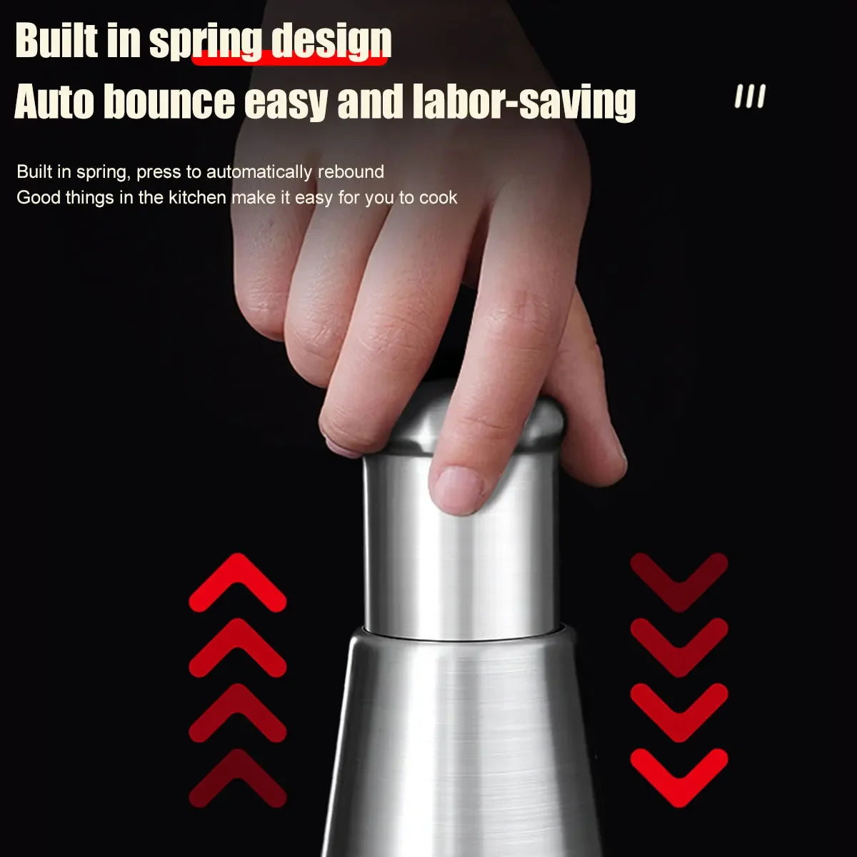 Manual Garlic Chopper & Crusher – Handheld Food Slicer for Vegetables, Herbs & Cooking Prep – Compact Kitchen Tool