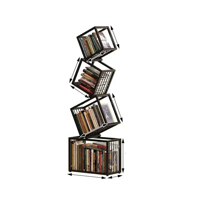 Rotating Boxes Bookshelf  / Storage Rack