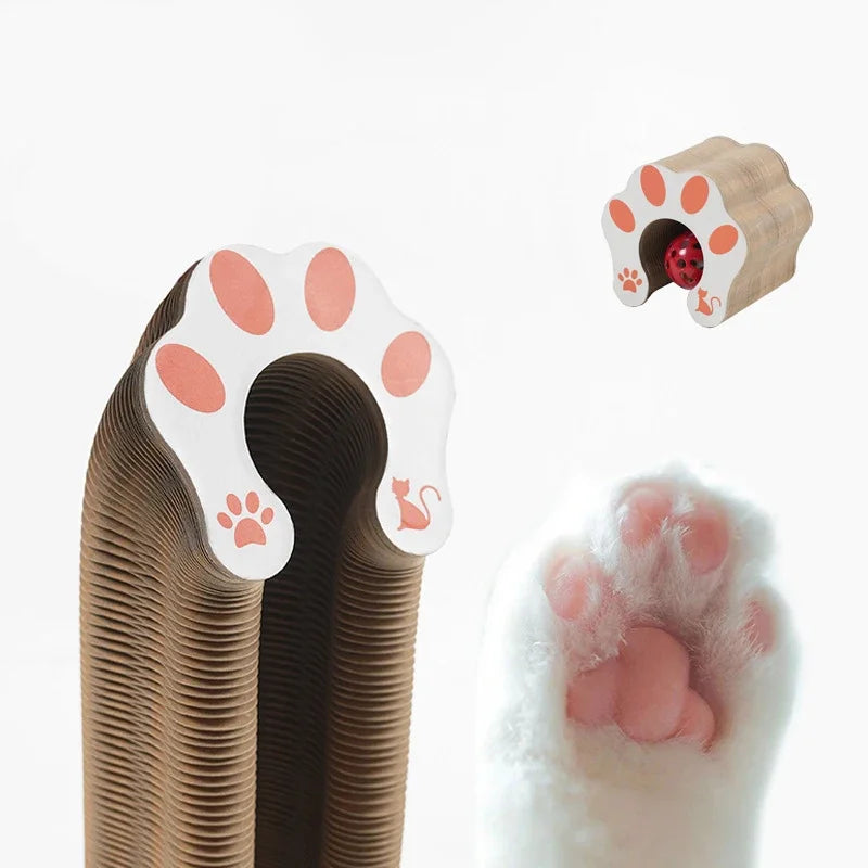 Organ cat scratching cat toy with bell