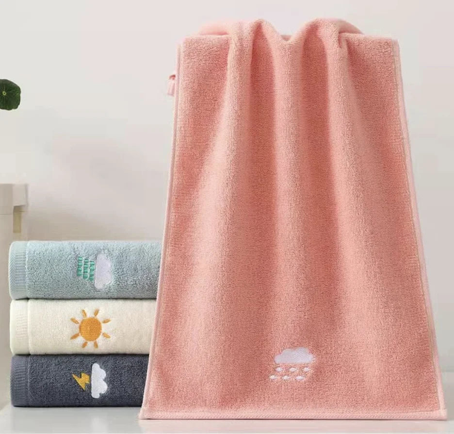 Highly Absorbent Bathroom Hand Towels Set of 4