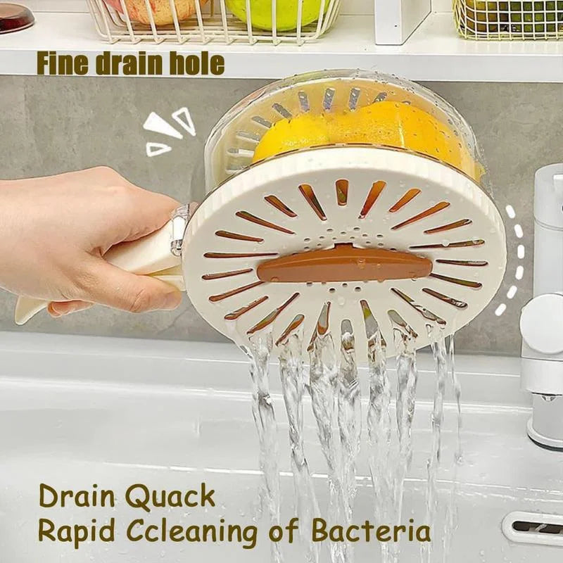 Manual Salad Spinner & Vegetable Dehydrator – Foldable Fruit Drain Basket with Hand Crank for Kitchen Use