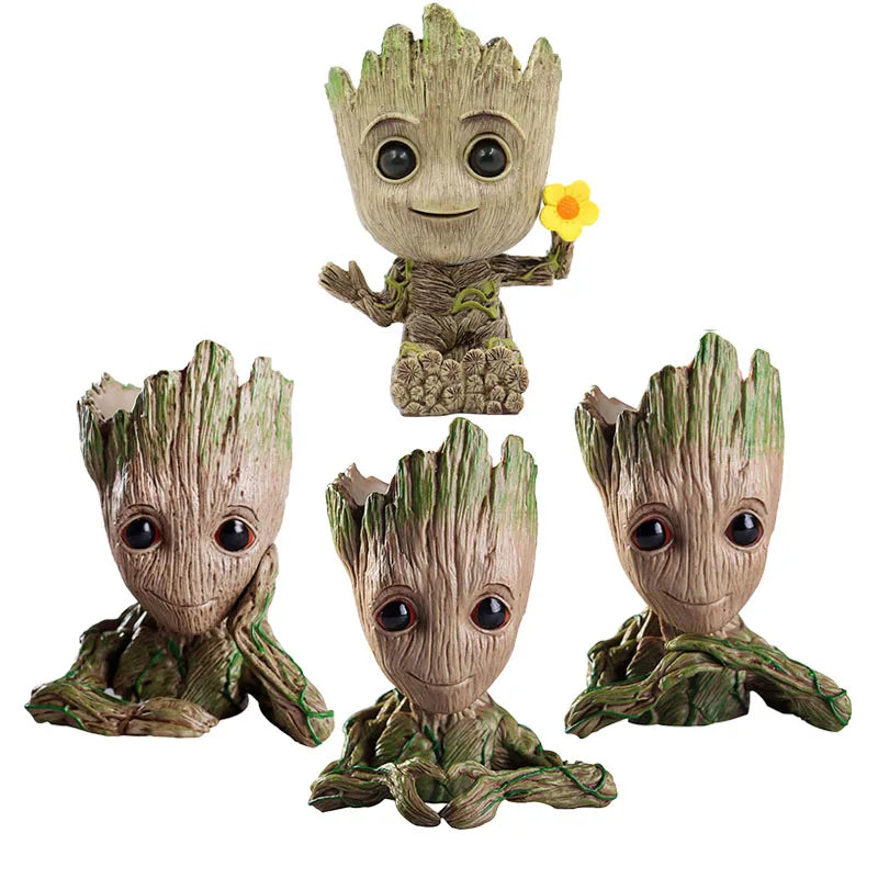 Groot Plastic Garden Vases / Pots For Flowers