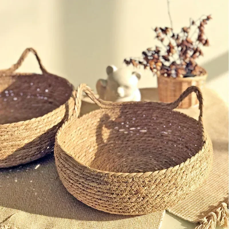 Four Seasons Handmade Woven Vine Cat Nest – Detachable, Washable Pet Bed with All-Season Cushion for Cats & Small Pets