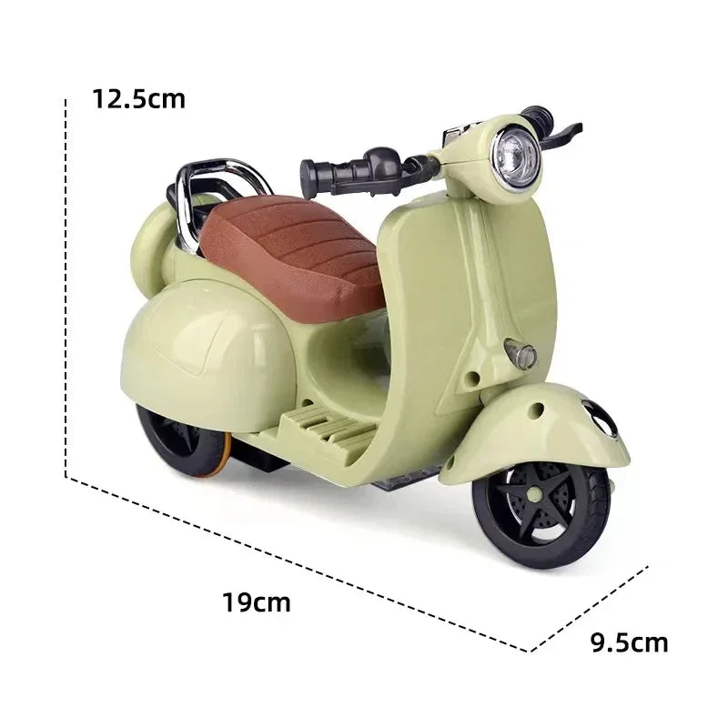 Electric Hamster Motorcycle Toy – 360° Rotating Light-Up Pet Toy for Hamsters, Mice, Rats, and Small Pets