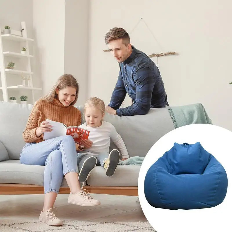 Large Breathable Bean Bag  Without Filler with Cover