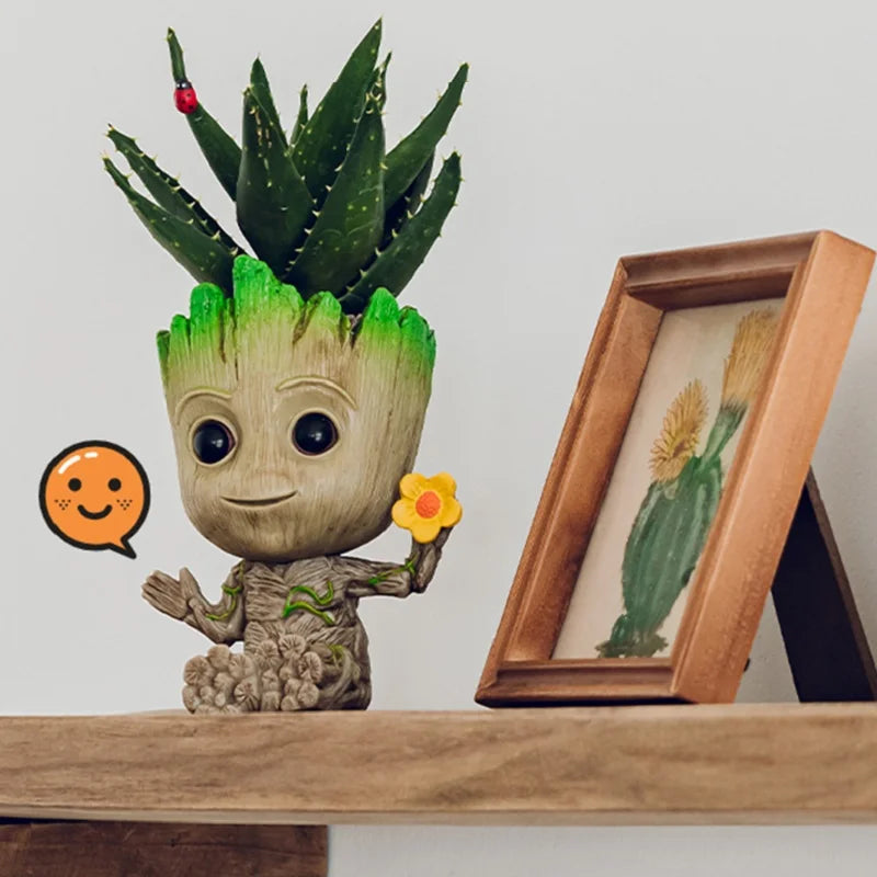 Groot Plastic Garden Vases / Pots For Flowers