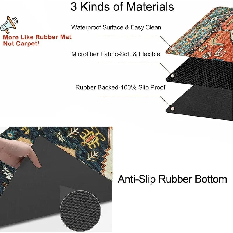 Carpet Stair Treads for Steps Set of 15, 30''X8''