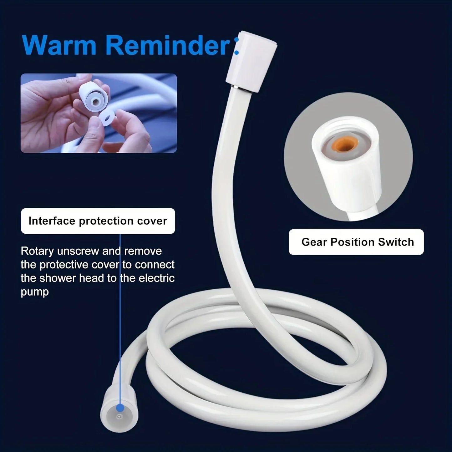 Portable USB Rechargeable Shower Head – Multi-Purpose Outdoor Watering System & Garden Hose Nozzle with US Standard Connector