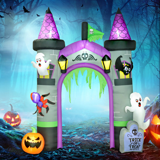 12FT Large Halloween Inflatable Archway – LED Lighted Outdoor Yard Display