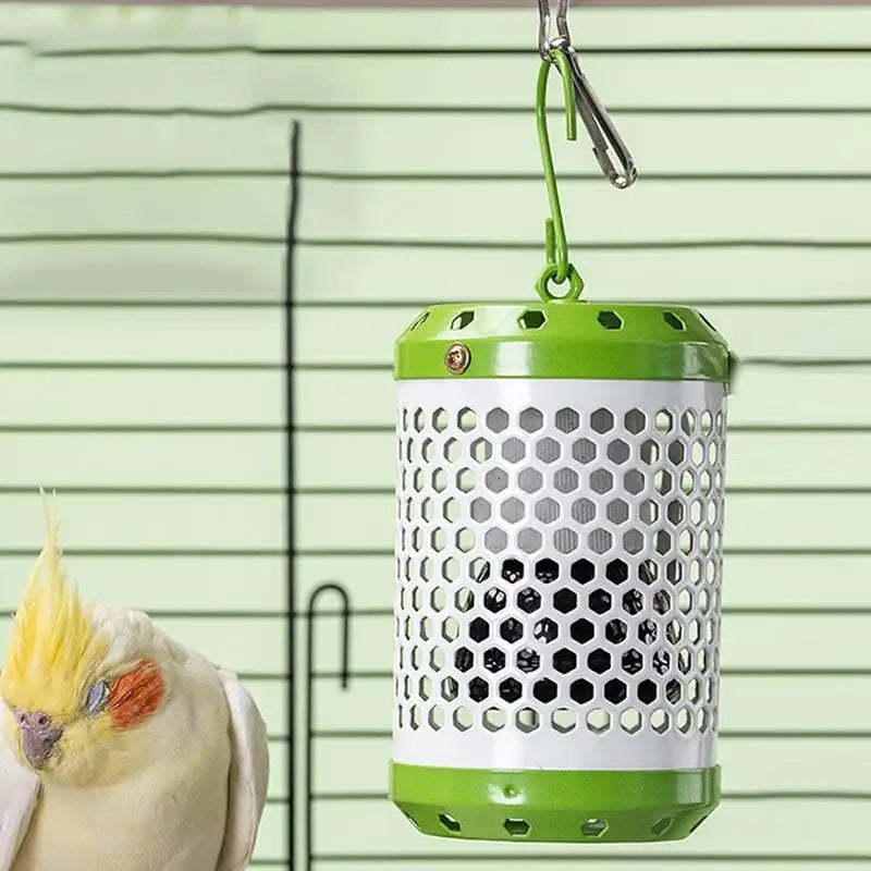 Heat Lamp Protector Cage – Anti-Scald Mesh Heating Lamp Holder for Birds, Chickens, Parrots & Reptiles