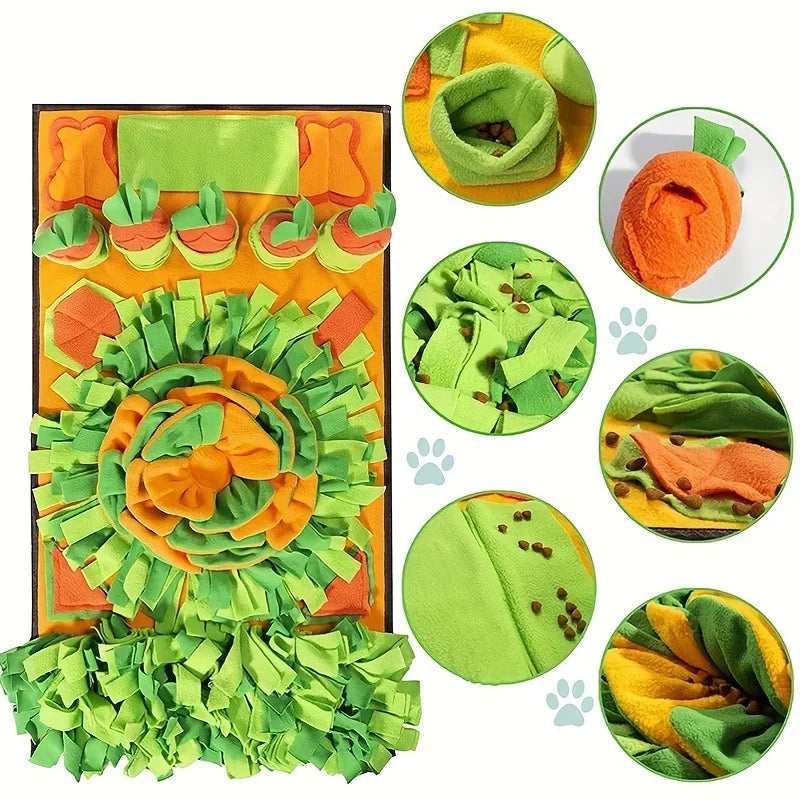 Pet Snuffle Mat for Dogs – Interactive Nosework Feeding Mat & Puzzle Toy for Training, Slow Feeding & Stress Relief