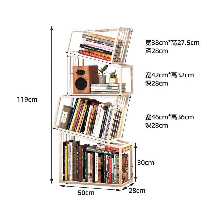 Rotating Boxes Bookshelf  / Storage Rack