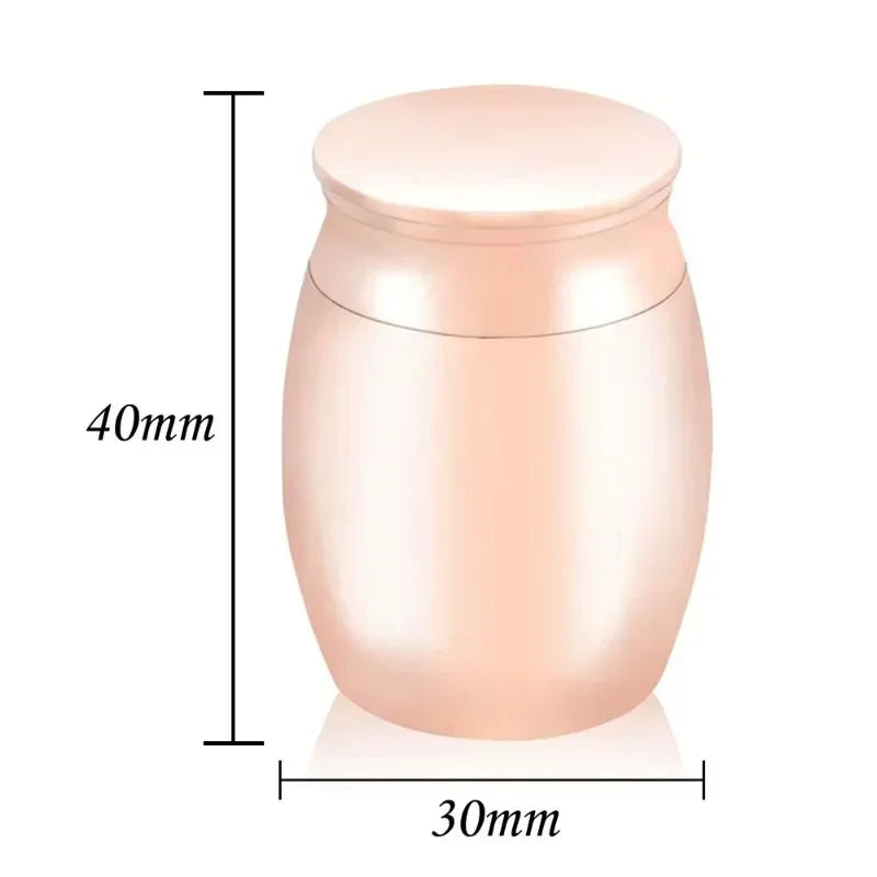 Pet Urn for Dogs & Cats – Decorative Metal Cremation Urn, Portable Memorial Keepsake for Pet Ashes