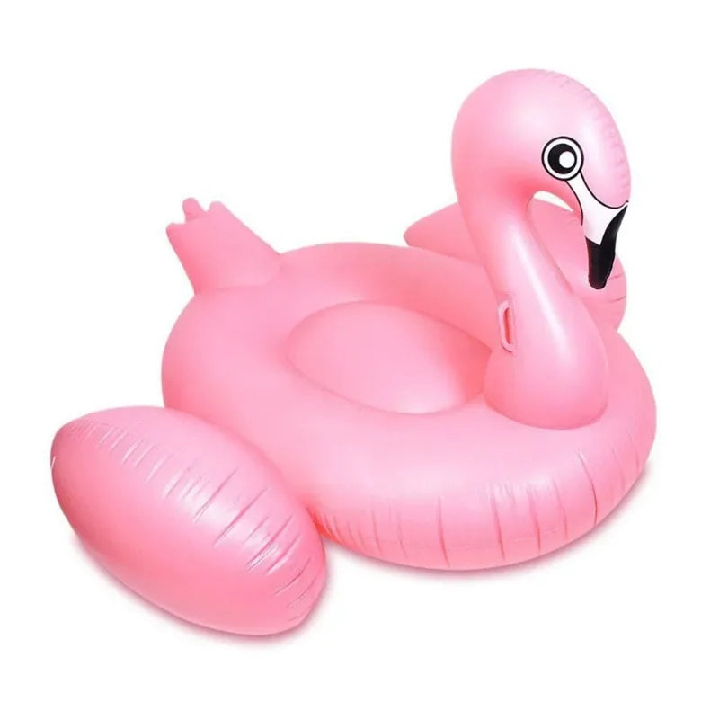 Inflatable Flamingo Pool Float Lounge Chair – Summer Air Mattress with Handles, Floating Bed for Outdoor Water Fun