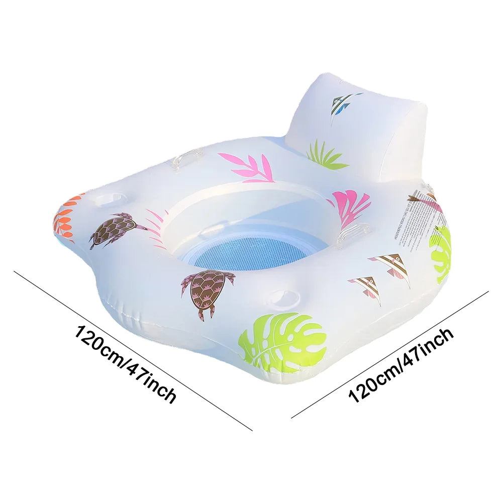 LED Color-Changing Swan Pool Float – Inflatable Lounge Chair for Fun & Relaxing Pool Parties