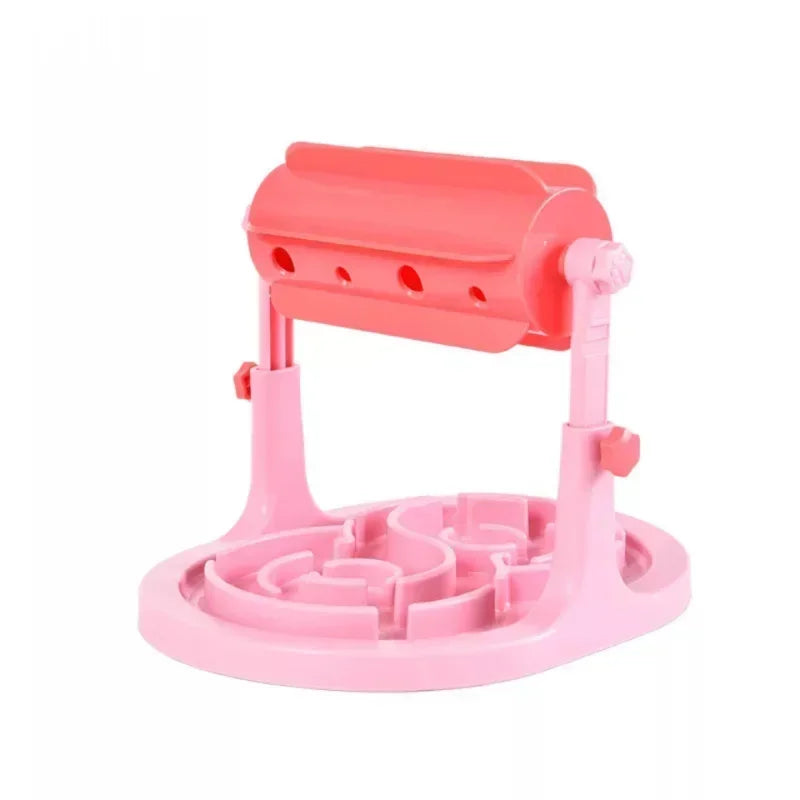 Interactive Dog Puzzle Roller Toy – Treat Dispensing Food Puzzle for Dogs & Cats, Fun and Engaging Pet Feeder Toy