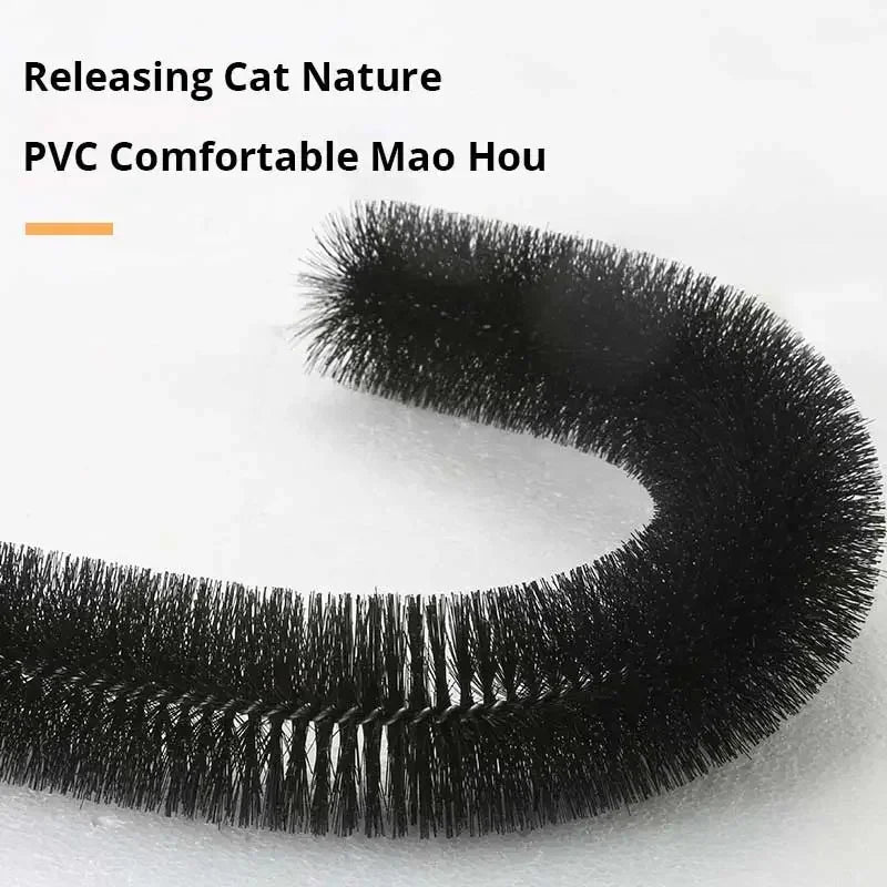 Cat Grooming Arch with Massage Brush & Scratching Pad – Interactive Self-Groomer and Pampering Toy for Cats