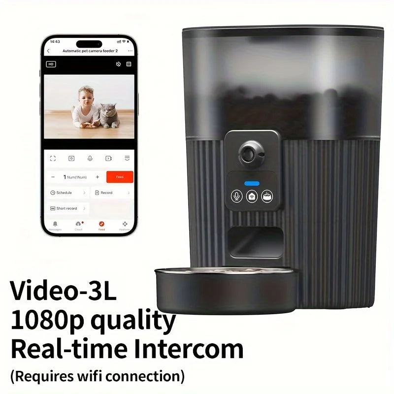 Automatic  Pet Feeder / Dispenser With WIFI Remote