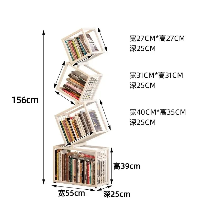 Rotating Boxes Bookshelf  / Storage Rack