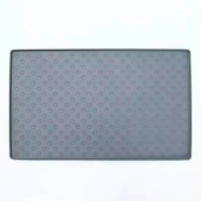 Silicone Waterproof Pet Feeding Mat – Non-Slip Cat & Dog Food Bowl Placemat for Water and Food Spills