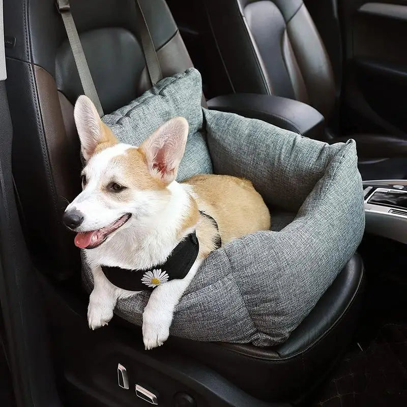 Waterproof Removable Pet Carrier Car Seat – Washable Dog & Cat Travel Carrier for Vehicles