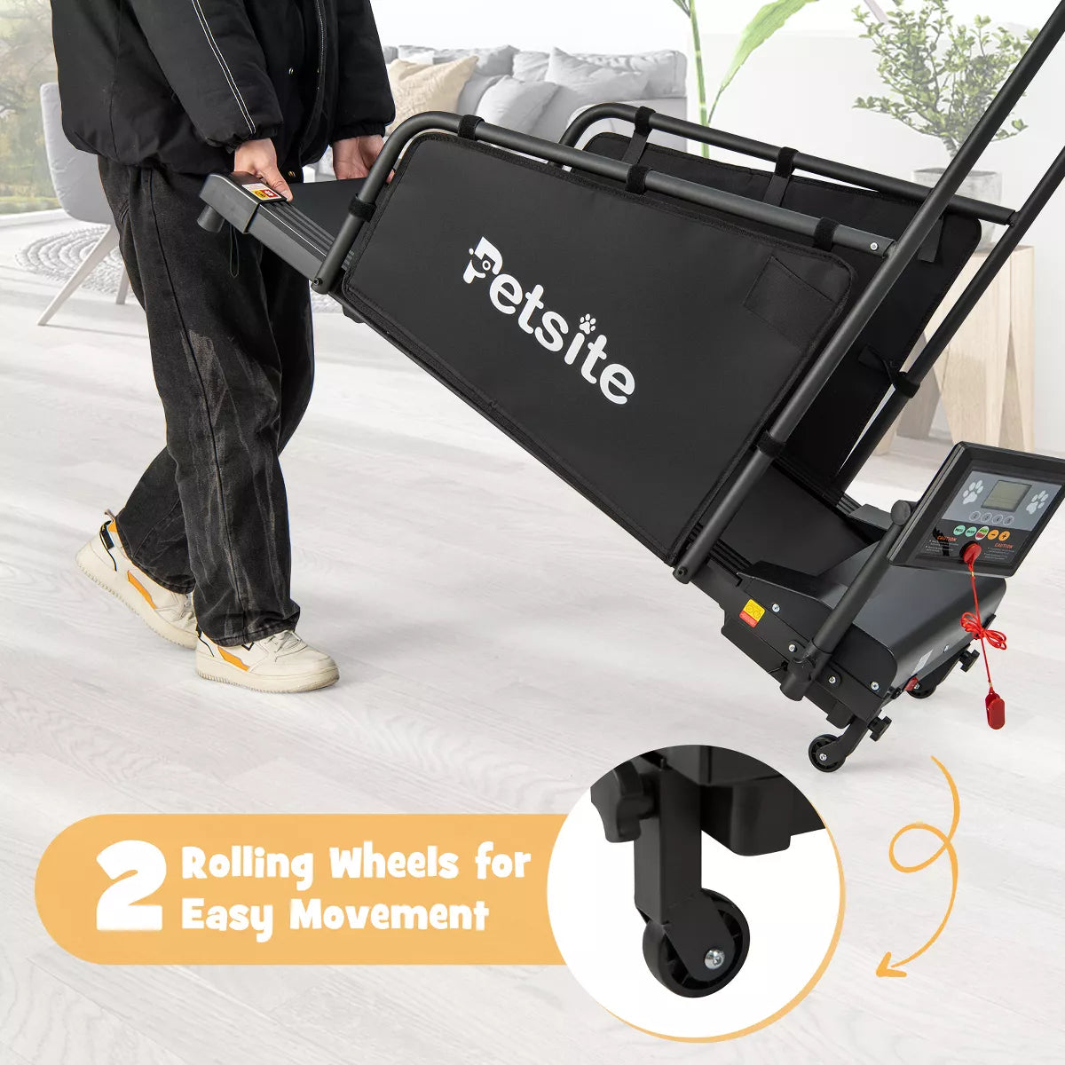 Costway Dog Treadmill – Indoor Running & Training Machine for Small to Medium Dogs