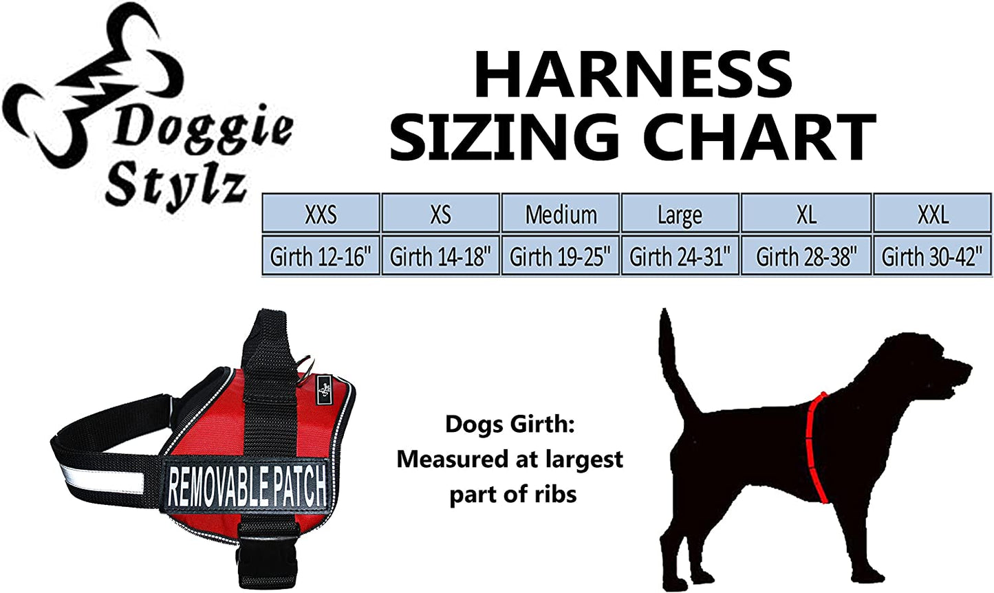Emotional Support Dog Vest – Adjustable K9 Harness with Removable ESA Patches, Purple (Girth 12”-16”)